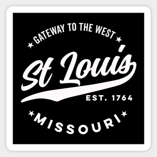 Vintage St Louis Missouri Gateway to the West USA City Sticker